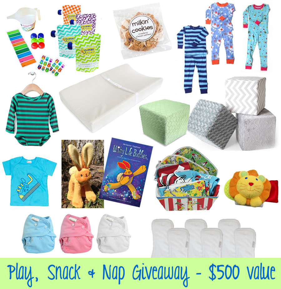 Eat, Play and Nap Giveaway hosted by Yummi Pouch reusable food pouches