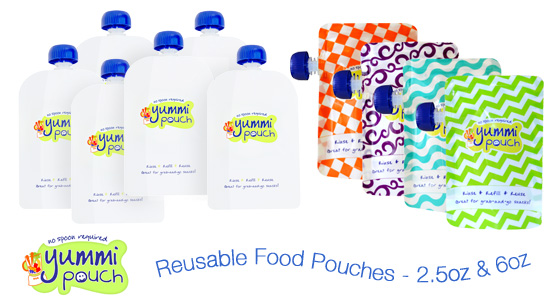 yummi pouch reusable food pouches