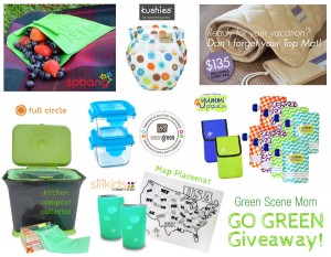 Go Green Giveaway - green scene mom