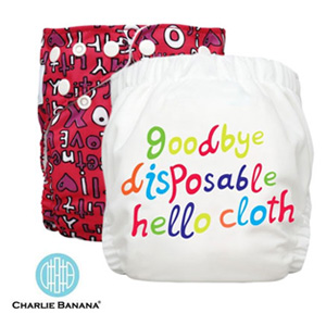 Charlie Banana 2-in-1 Diapers Green Scene Mom Award Winner