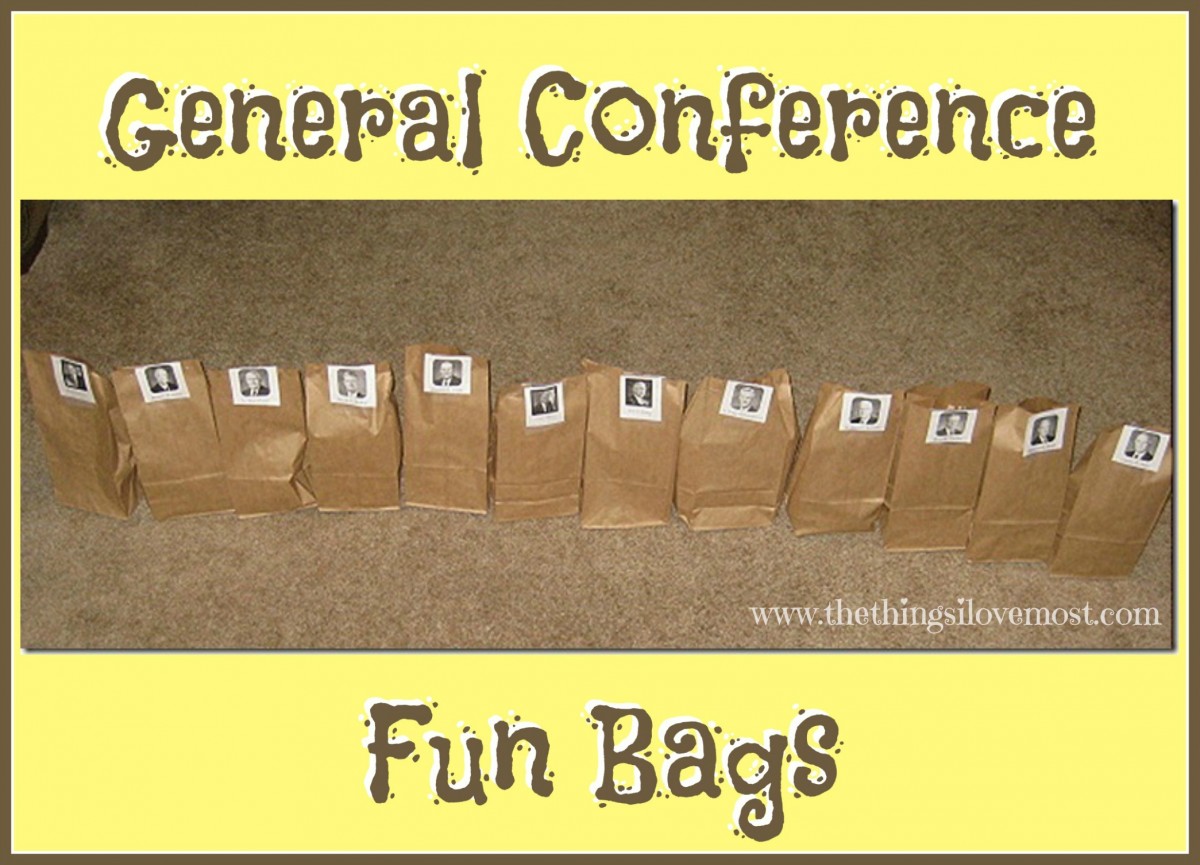 General Conference Fun Bags