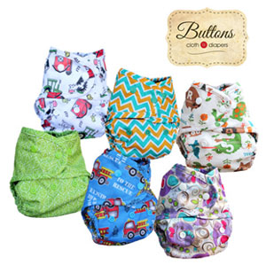 Buttons Cloth Diapers