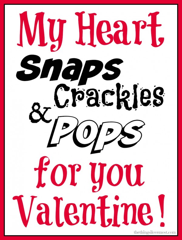 snap crackle pops