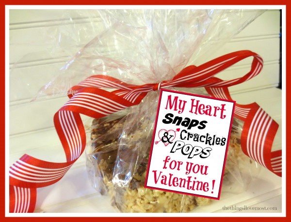 Rice Krispie Valentine 1