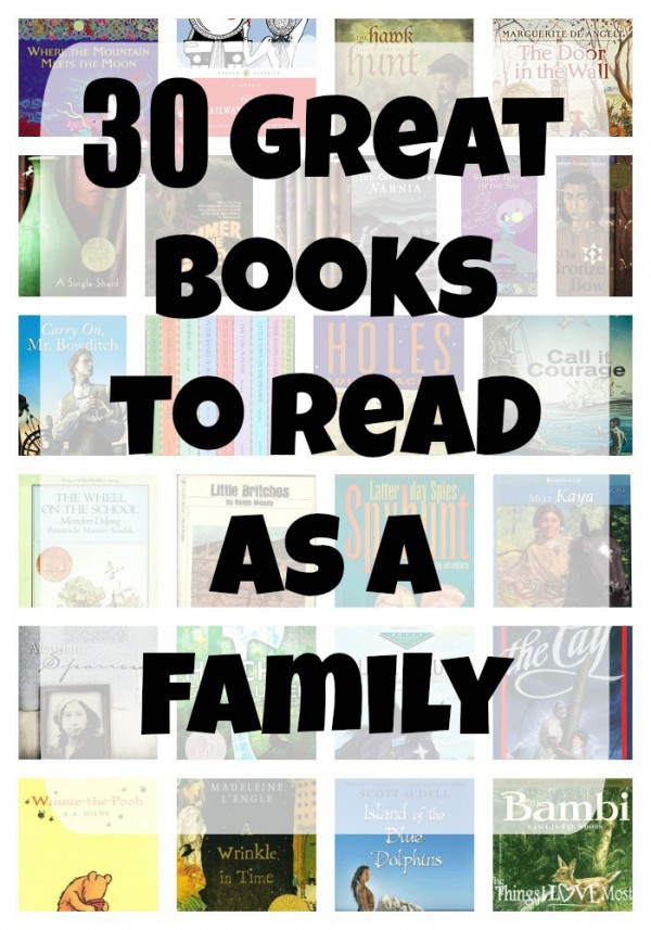 30 Great Books to Read as a Family | thethingsilovemost.com