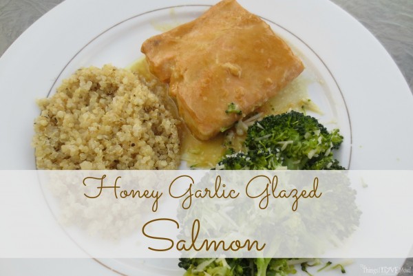 Honey Garlic Glazed Salmon | The Things I Love Most