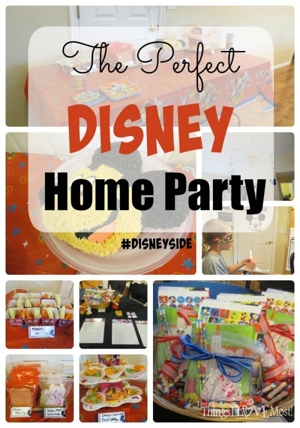 The Perfect Disney Home Party | The Things I Love Most