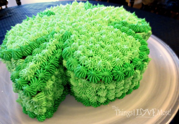 shamrock cake -3