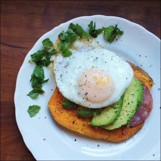 sweet potato toast | thethingsilovemost.com