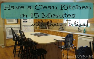 Have a Clean Kitchen in 15 Minutes