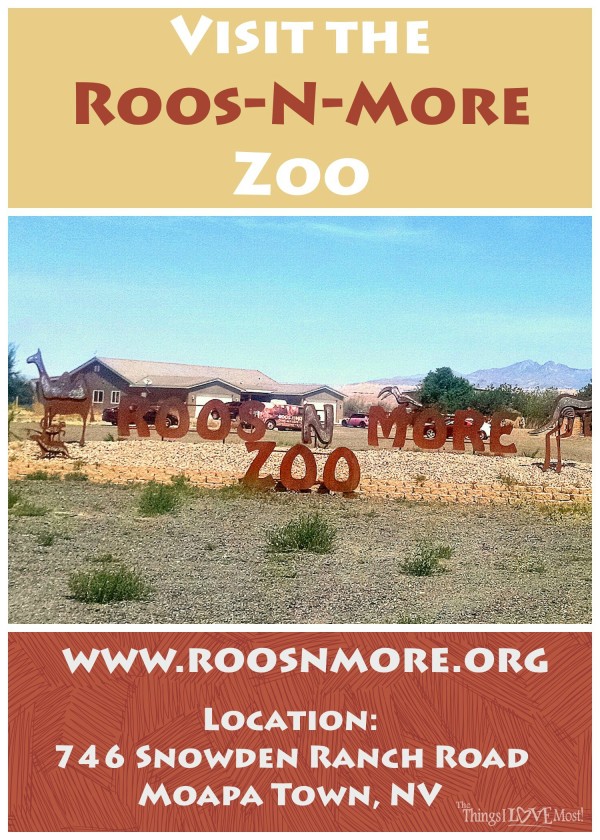 Roos-N-More Zoo in Moapa Nevada | www.thethingsilovemost.com