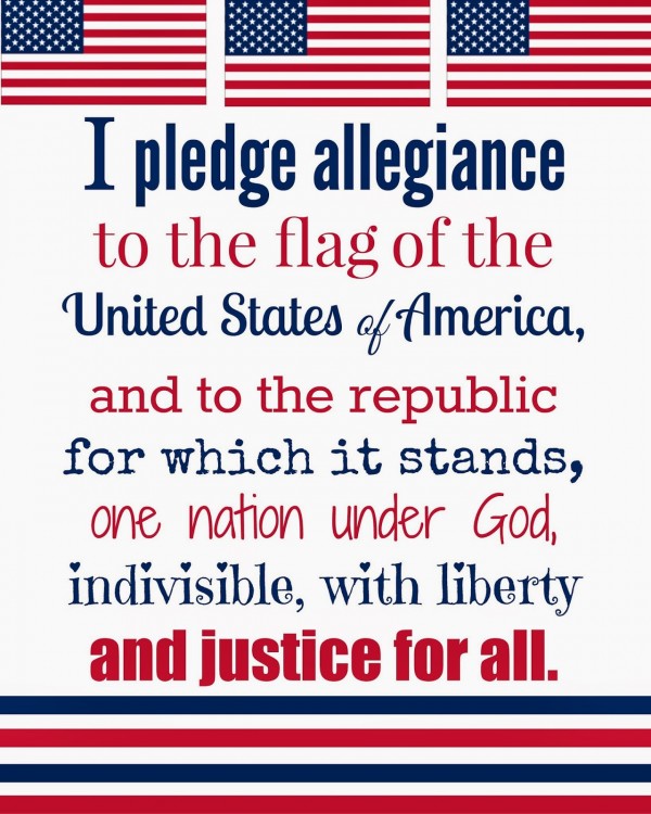 Pledge Allegiance Printable