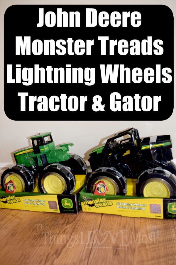 John Deere Monster Treads Lightning Wheels Tractor & Gator3