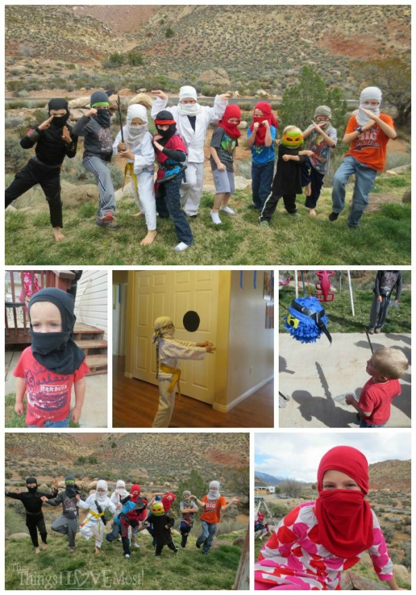 The Perfect Ninja Birthday Party