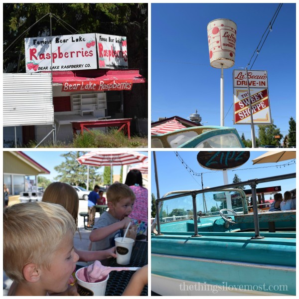 Bear Lake Family Vacation - Raspberry Shakes at Bear Lake