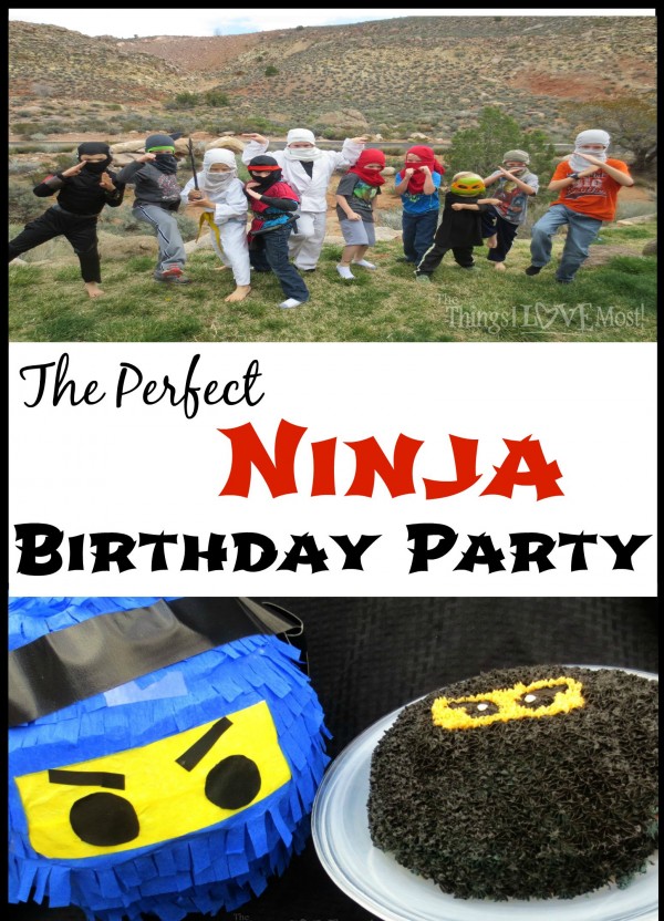 The Perfect Ninja Birthday Party