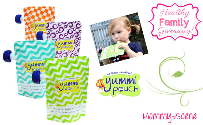 Heathy Family Giveaway - Yummi Pouch - Mommy Scene