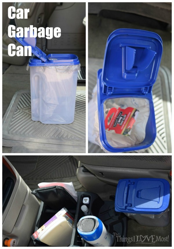 Clean Car Tips - Keep Your Car Clean and Fresh  - Car Garbage Can | www.thethingsilovemost.com