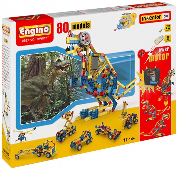 Engino 80 Model Construction Set with Motor