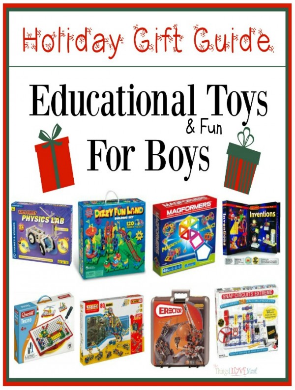 Educational Toys For Boys - Holiday Gift Guide