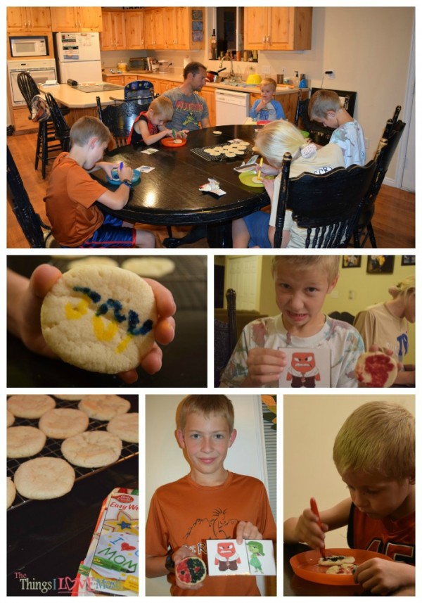 Inside Out Emotion Cookies