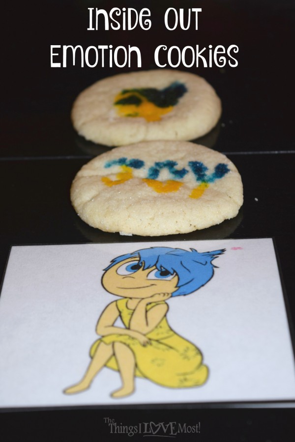 Inside Out Emotion Cookies