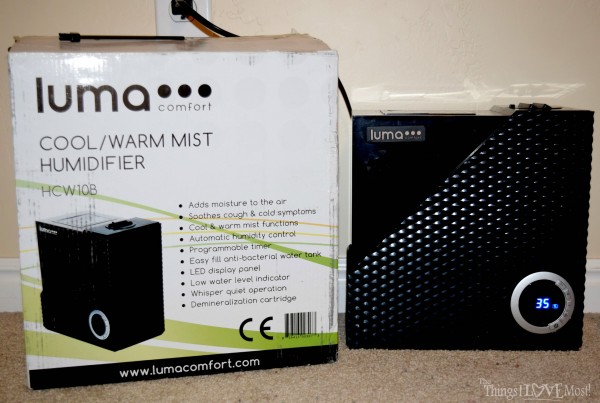 LUMA COMFORT HCW10B Cool & Warm Mist Humidifier