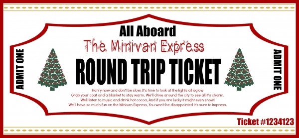 The Polar Express - All Aboard the Minivan Express Tickets