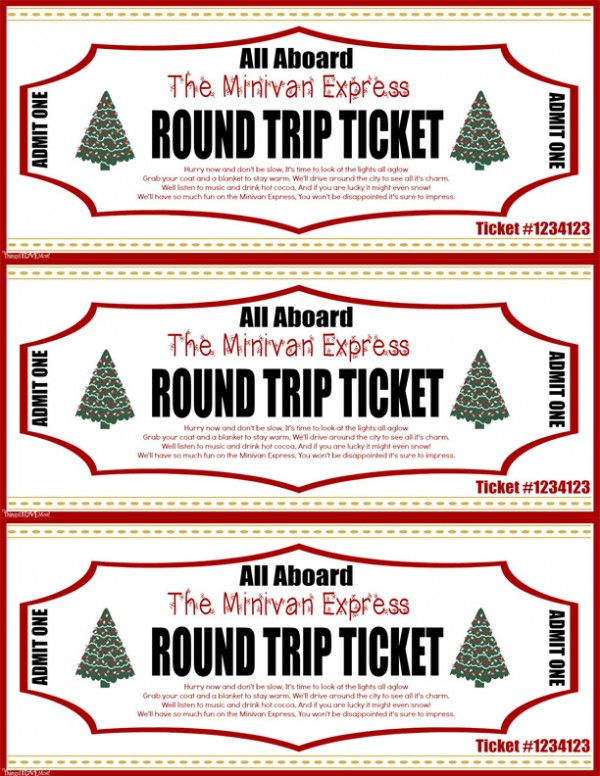 The Polar Express - All Aboard the Minivan Express Tickets