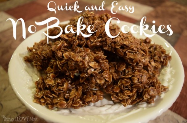 Delicious Quick and Easy No Bake Cookies