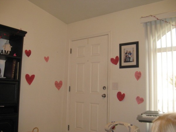 Heart WAll Valentine's decor