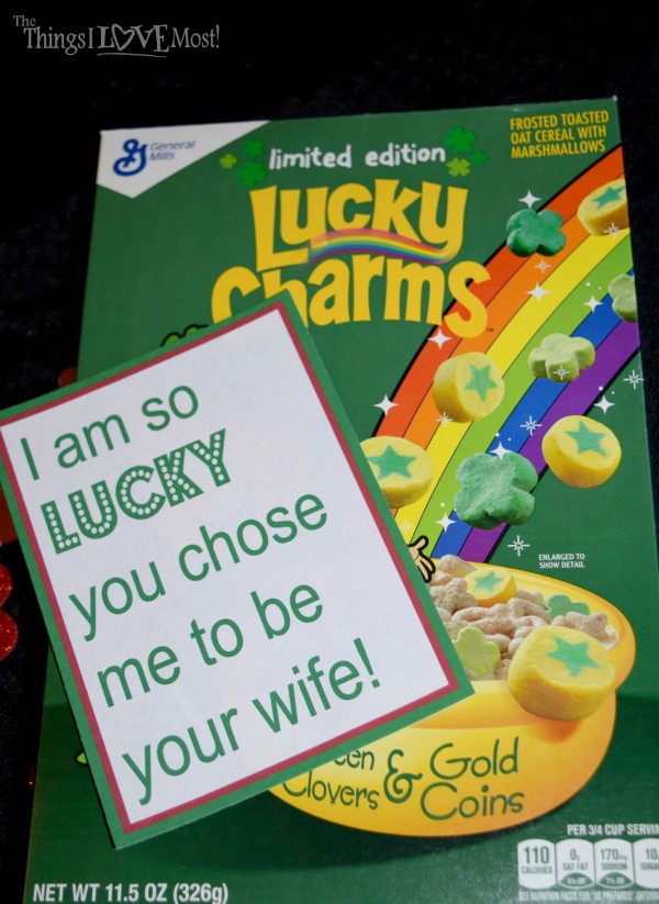 Easy Valentine's Day Gifts - Lucky Charms