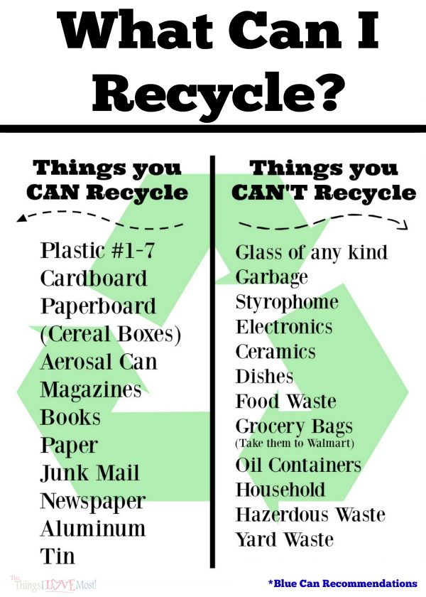 What Can I Recycle? Flyer