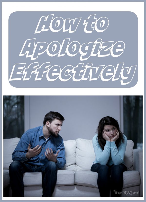 How to Apologize Effectively