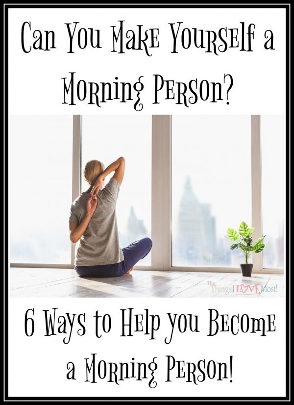 Can You Make Yourself a Morning Person?