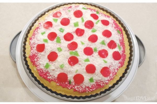 Easy Pizza Birthday Cake