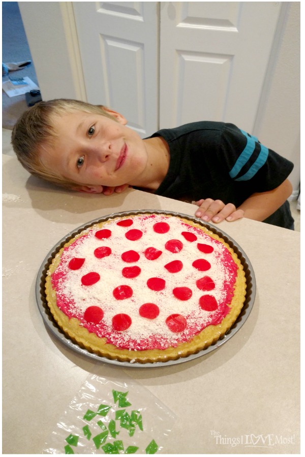 Easy Pizza Birthday Cake