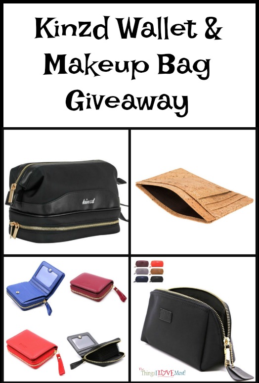 Kinzd Wallets & Makeup Bags Review & Giveaway