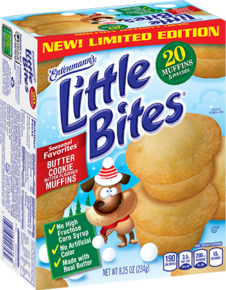 Entenmann’s® Little Bites® Butter Cookie Muffins