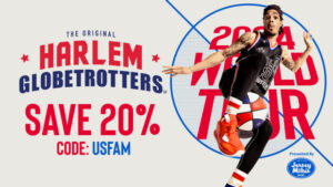 HARLEM GLOBETROTTERS 2024 WORLD TOUR Tickets are now on sale!