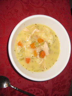 Chicken Noodle Soup with Dumplings