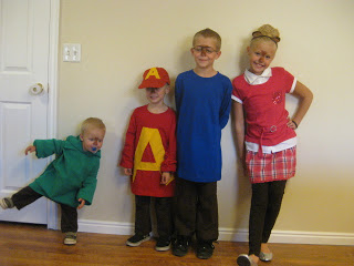 Happy Halloween (I Know I am a little Late)  From Alvin, Simon, Theodore and Brittany