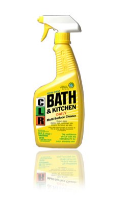 CLR Bath and Kitchen Cleaner – A great cleaning product for those tough spots!