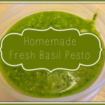 Easy Homemade Fresh Basil Pesto