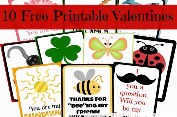 10 Free Printable Valentine Cards