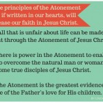 March Young Women / Young Men’s Handouts – The Atonement of Jesus Christ