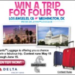 Win a Family Vacation and Travel using Atlantic Luggage