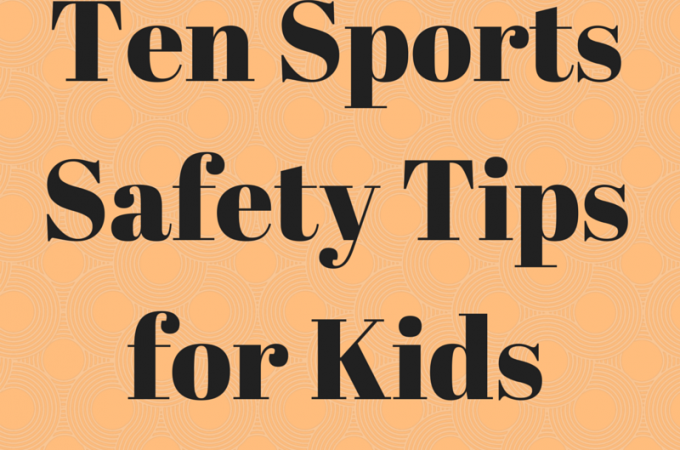 Sports Safety Tips for Kids + Ultimate College Football Sweepstakes