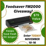 Foodsaver FM2000 Giveaway