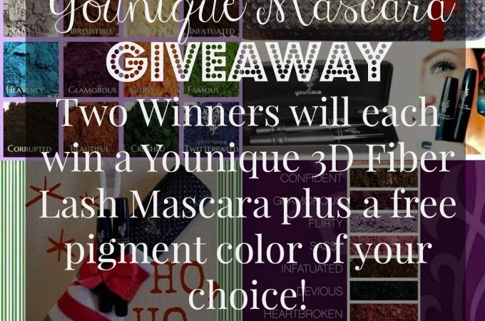 Younique 3D Fiber Lash Mascara + Eye Pigment Giveaway